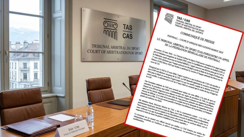 Tribunal arbitral du sport : actualité du litige entre le Maroc et le Sénégal