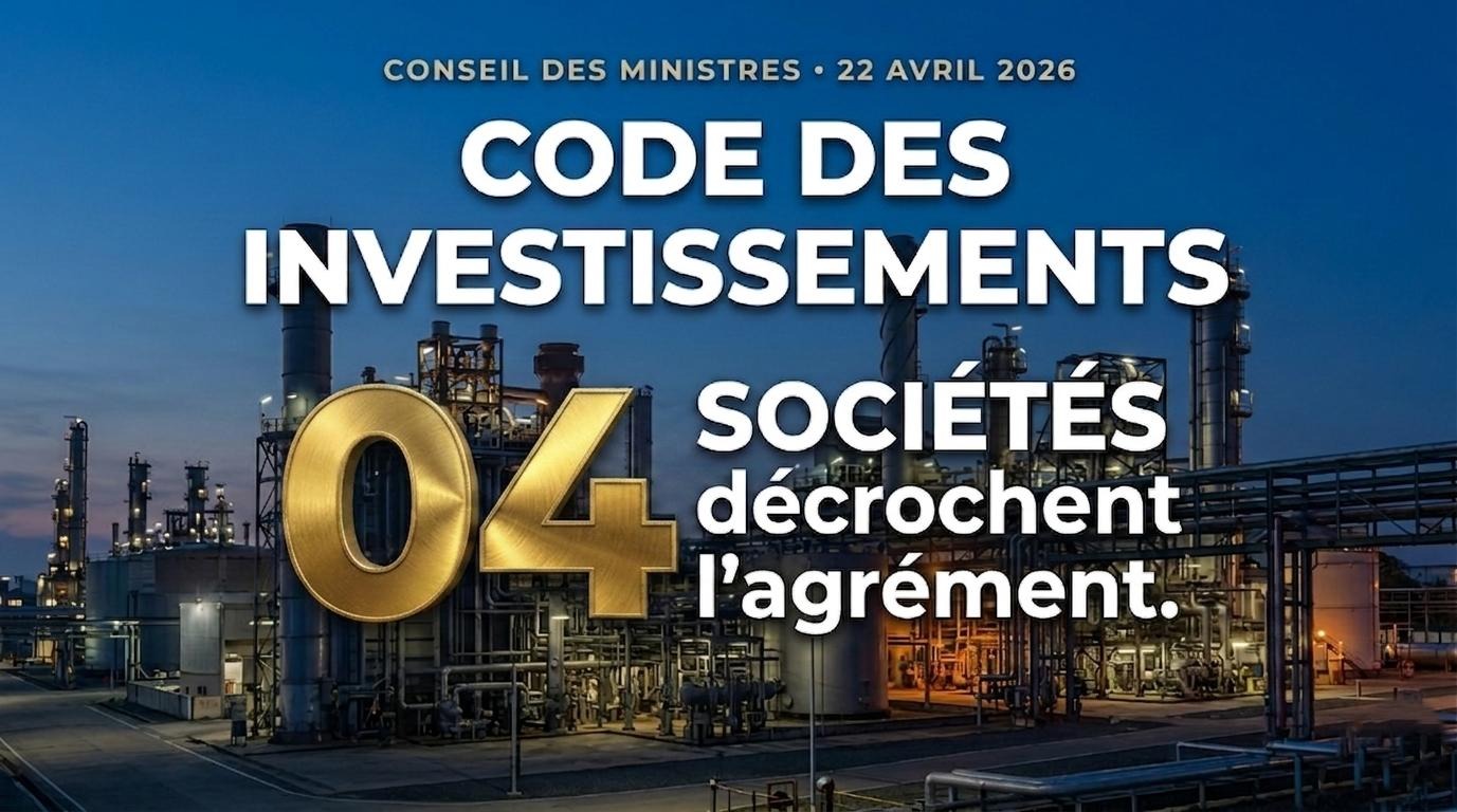 Industrialisation au bénin : quatre nouvelles entreprises portées par le code des investissements