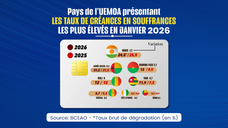 Crise financière en afrique de l&rsquo;ouest : le niger en tête des impayés bancaires en 2026