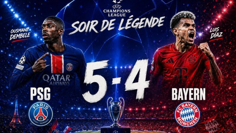 Psg bayern : un match légendaire pour la ligue des champions