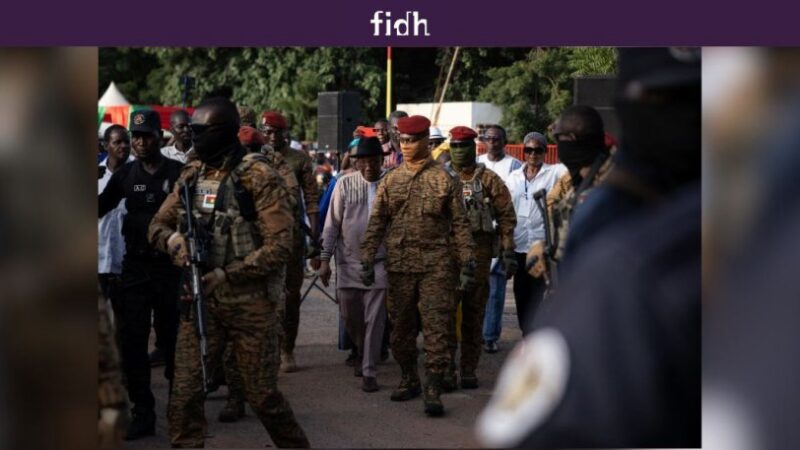 Situation alarmante des droits humains au Burkina Faso deux ans après le coup d’état