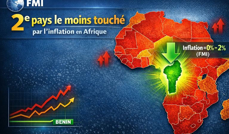 L&rsquo;économie du bénin s&rsquo;illustre par une inflation maîtrisée en Afrique