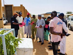 Cérémonie d'inauguration à Maradi