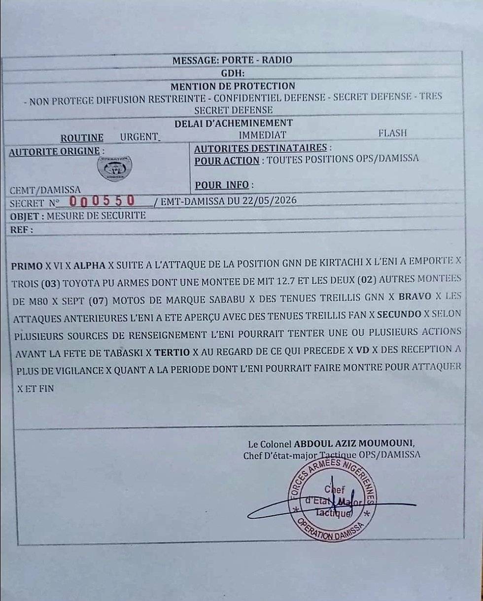Kirtachi : le JNIM s’empare d’un arsenal militaire nigérien à l’aube de la Tabaski