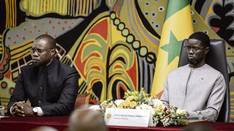 Faye sonko rupture politique au Sénégal