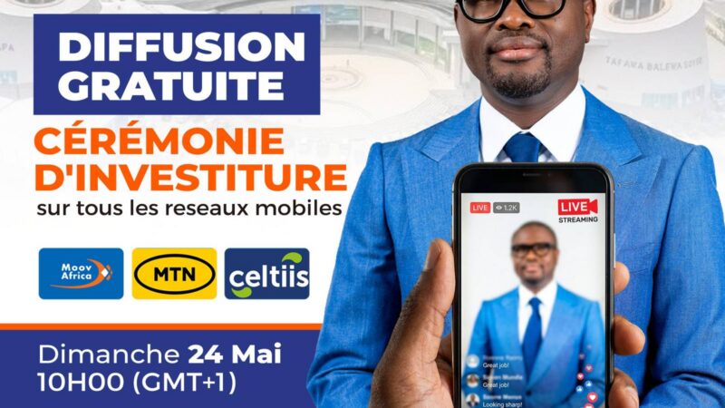 Une cérémonie d&rsquo;investiture présidentielle au Bénin en streaming gratuit pour tous