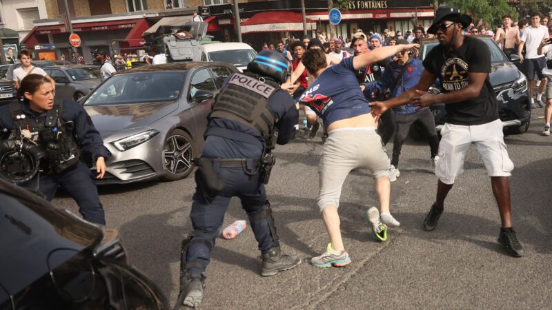 Tension à Paris pendant la finale de la ligue des champions