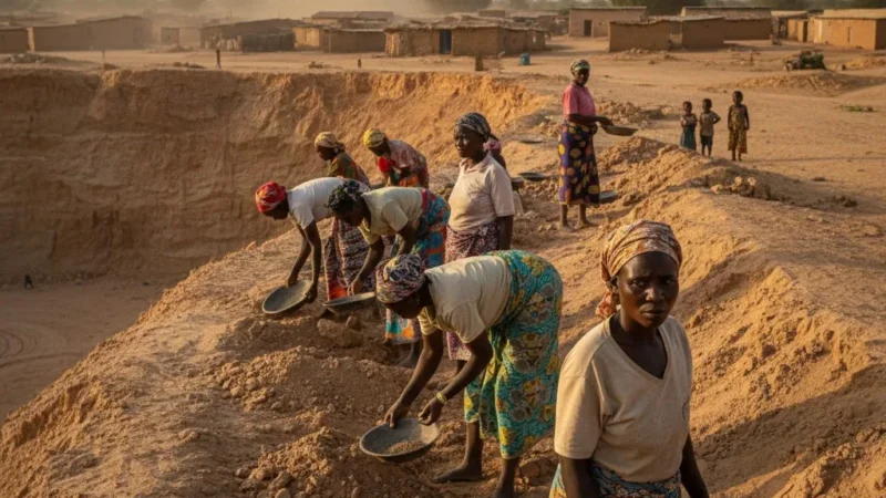 Femmes au Mali victimes de l&rsquo;orpaillage artisanal face à la précarité