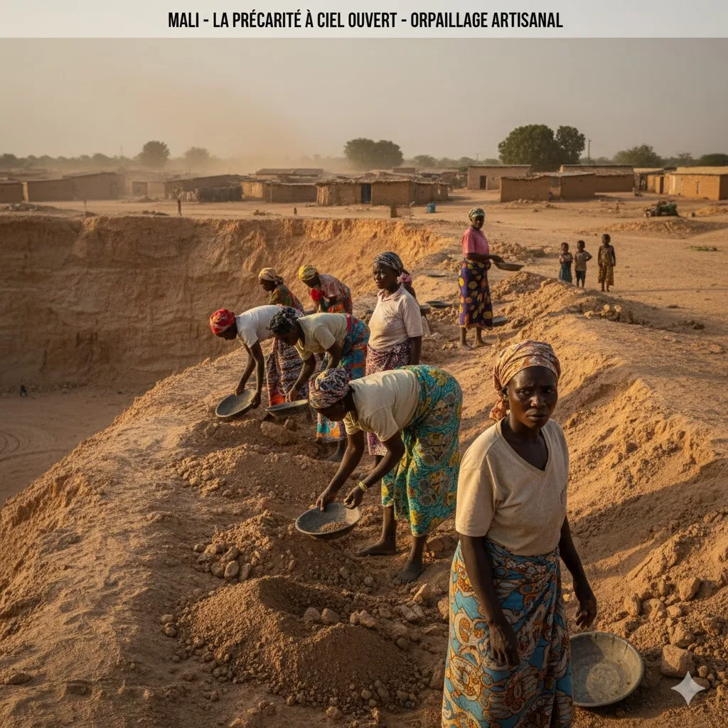 Femmes au Mali victimes de l&rsquo;orpaillage artisanal face à la précarité