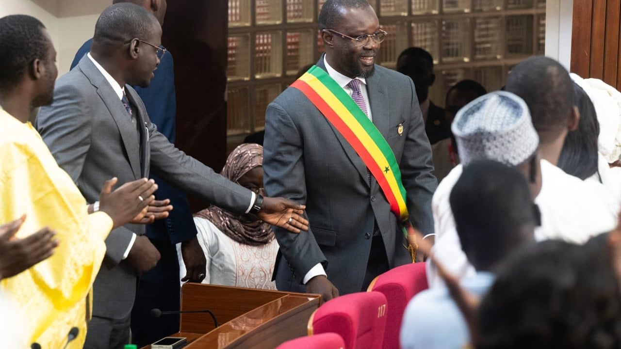 Élection d&rsquo;ousmane sonko à la tête de l&rsquo;assemblée nationale sénégalaise