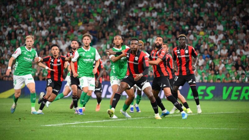 Nice face à un barrage décisif contre Saint-Étienne en Ligue 1