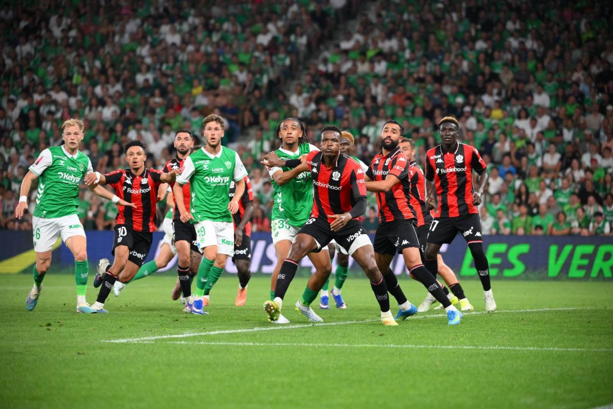 Nice face à un barrage décisif contre Saint-Étienne en Ligue 1