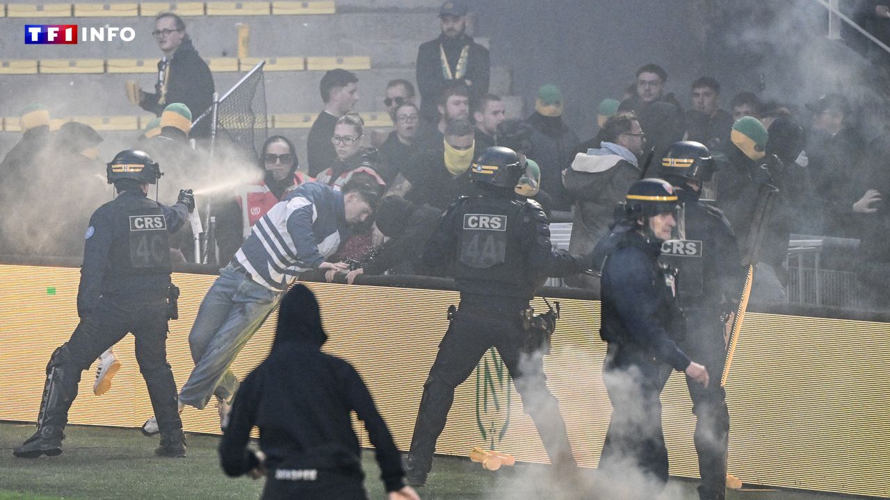 Derniers instants chaotiques lors du match Nantes-Toulouse en Ligue 1