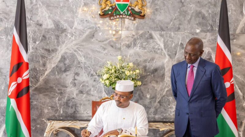 Kenya et Tchad renforcent leur partenariat pour une afrique plus sûre