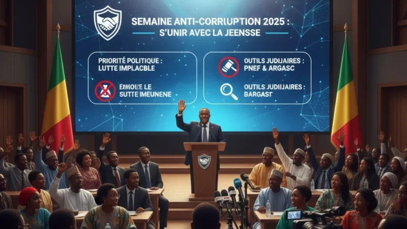 Mali : l&rsquo;édition 2025 de la semaine anti-corruption met la jeunesse et la rigueur judiciaire à l&rsquo;honneur
