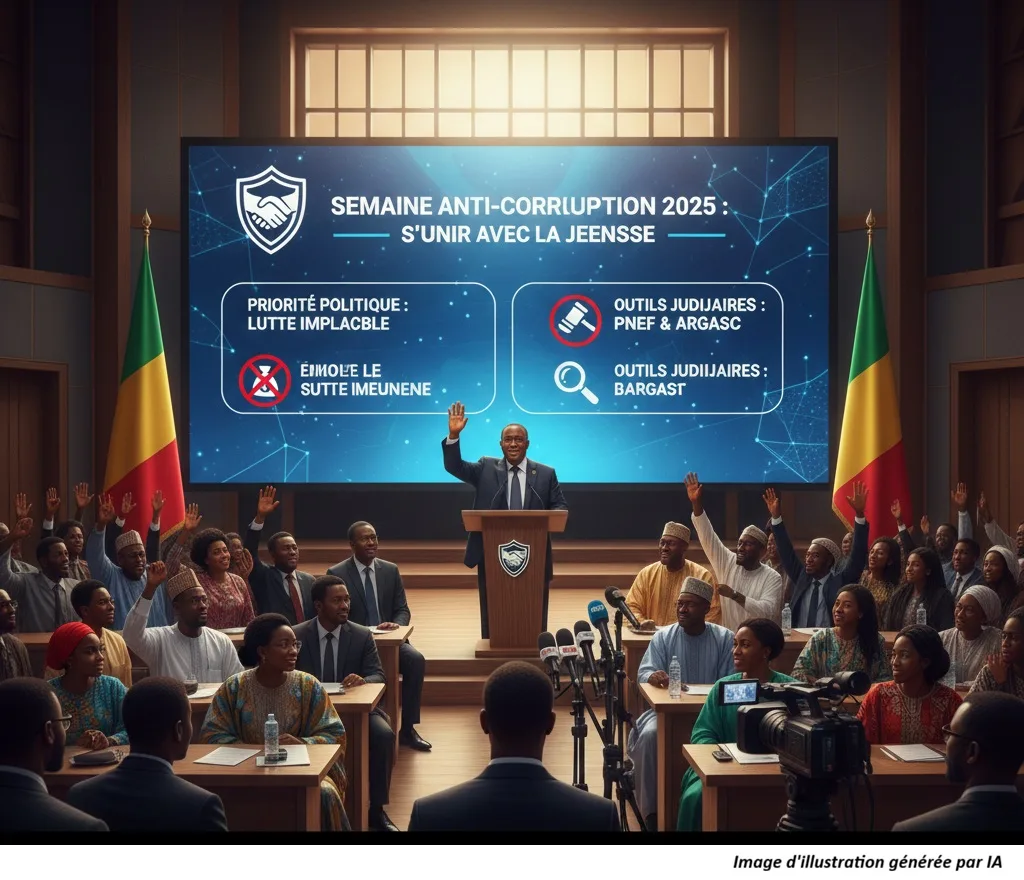 Mali : l&rsquo;édition 2025 de la semaine anti-corruption met la jeunesse et la rigueur judiciaire à l&rsquo;honneur