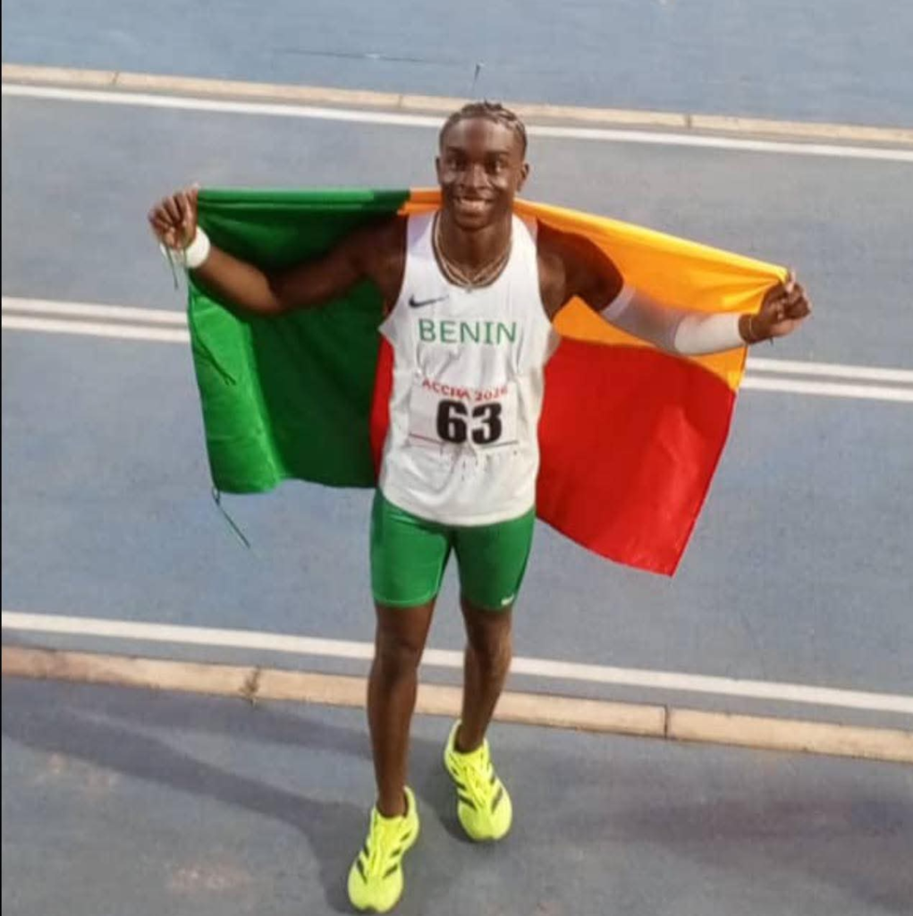 Athlétisme béninois : Yohan Awhansou décroche le bronze à Accra 2026