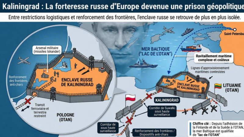 Kaliningrad, l&rsquo;enclave russe assiégée par l&rsquo;OTAN en europe de l&rsquo;est