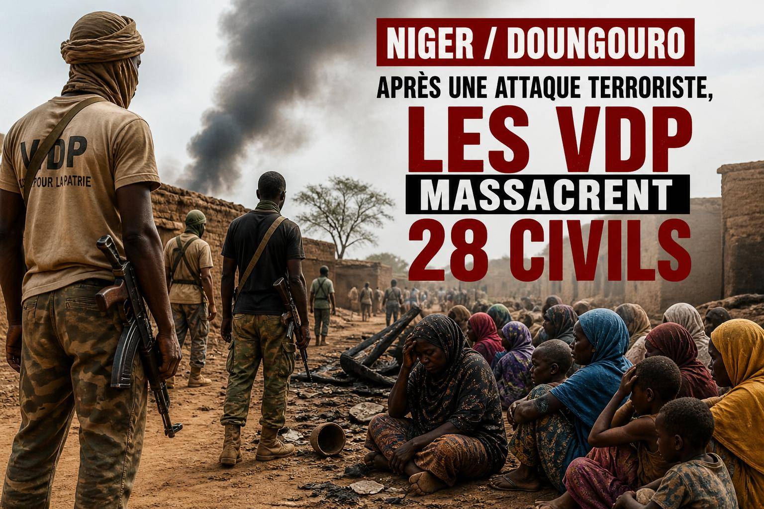 Doungouro, Niger : quand la milice « DomolLeydi » bascule dans l&rsquo;horreur après l&rsquo;assaut de l&rsquo;EIGS