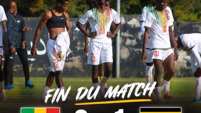 Défaite amicale pour les Aiglonnets du Mali en vue de la CAN U17