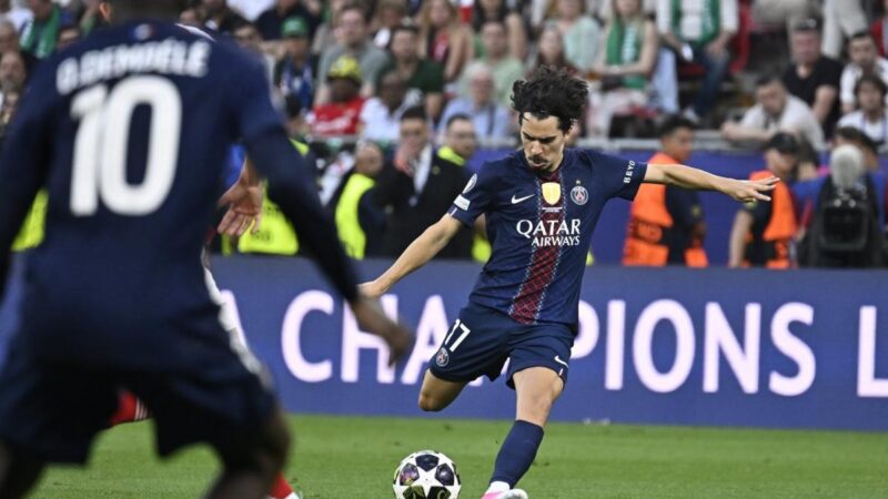 Vitinha sacré meilleur joueur de la finale de la ligue des champions