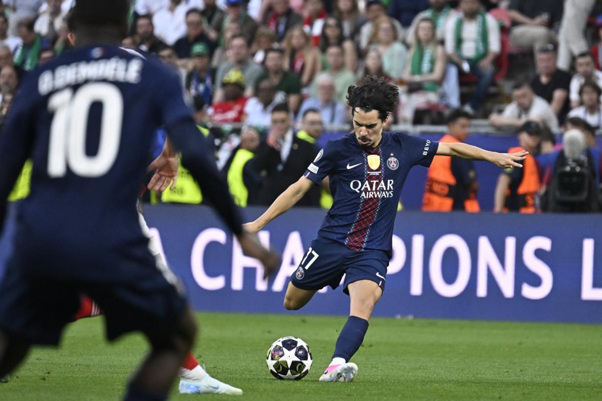 Vitinha sacré meilleur joueur de la finale de la ligue des champions