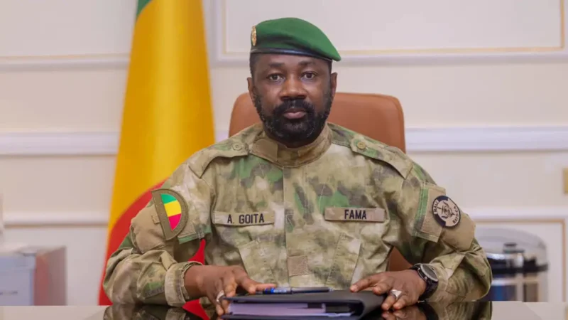 Discours de Goïta : le terrorisme s&rsquo;étend selon Bamako aux médias et aux pressions étrangères