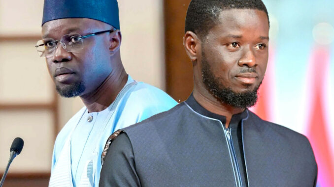 Diomaye faye et ousmane sonko : deux visions politiques en tension au Sénégal