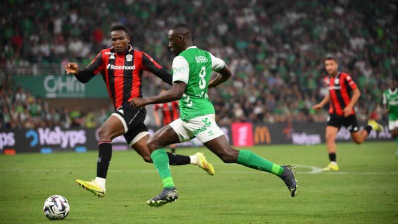 Barrage l1 l2 : Saint-Étienne et nice jouent leur avenir vendredi à nice