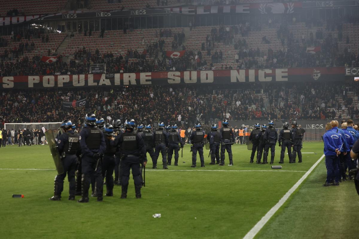 Nice sanctionné : huis clos pour deux matchs après les incidents à l&rsquo;Allianz Riviera