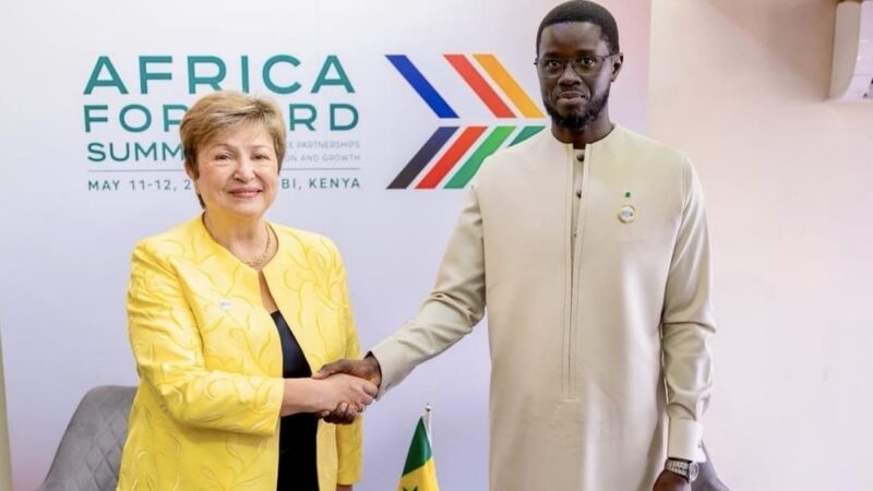 Diomaye faye dirige en personne les discussions avec le fmi sur la dette du Sénégal