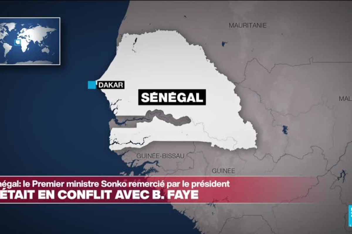 Sénégal : le président renvoie son Premier ministre Ousmane Sonko