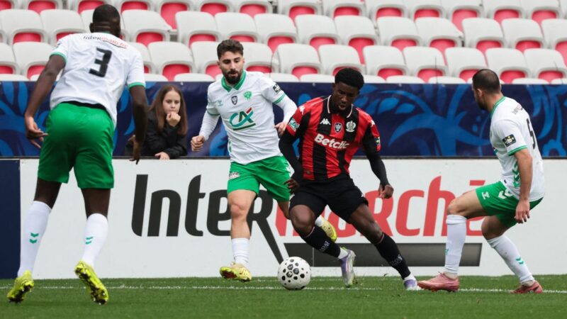 Barrage ligue 1 nice : as saint-Étienne en direct