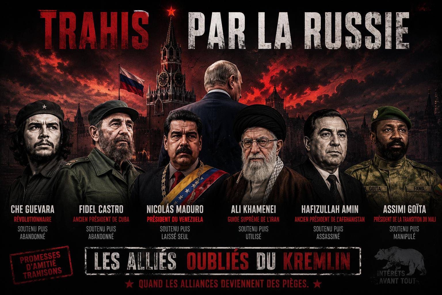 Silence stratégique du Kremlin face aux alliés en difficulté