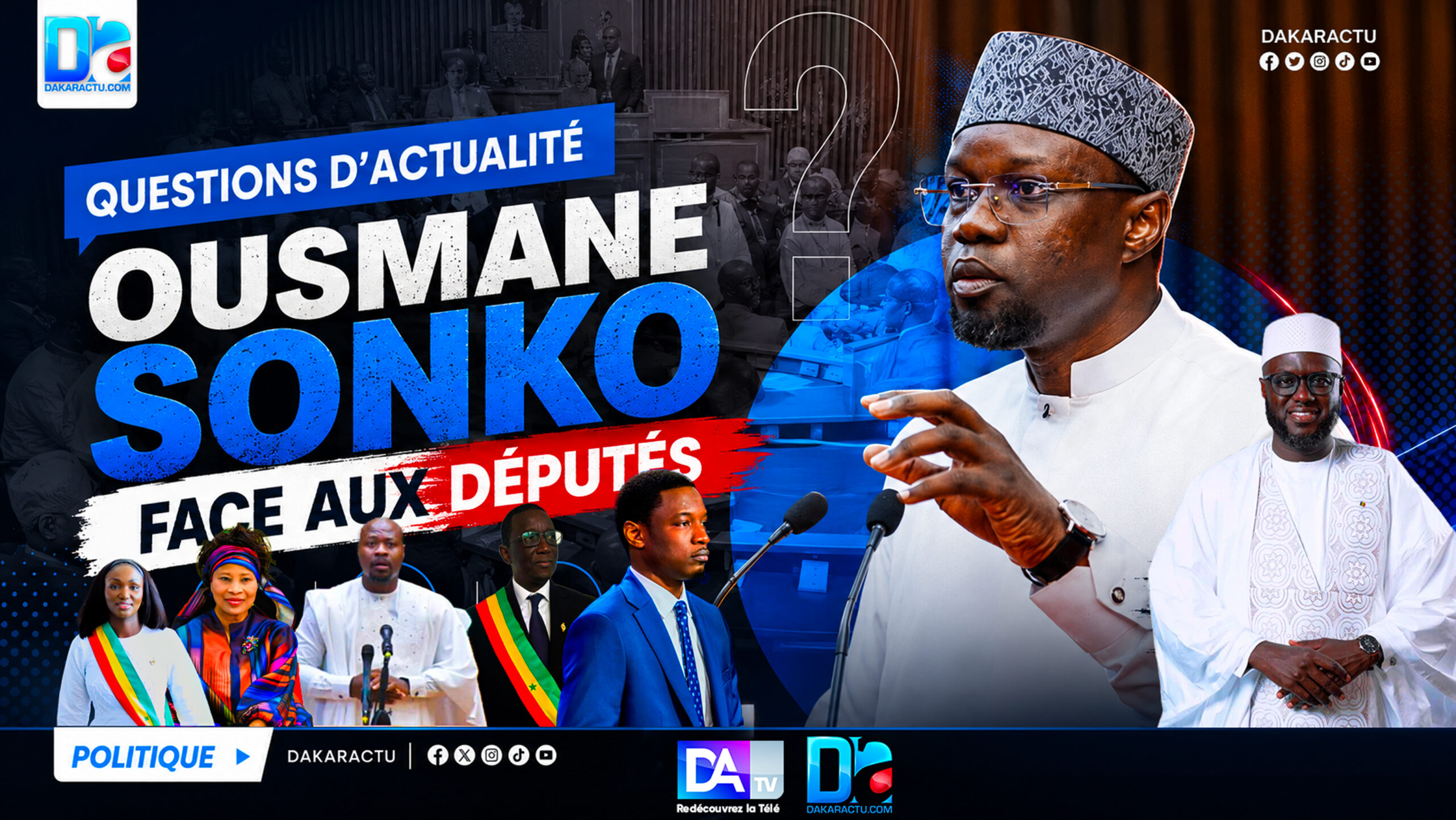 Ousmane Sonko face aux députés : une séance parlementaire sous haute tension
