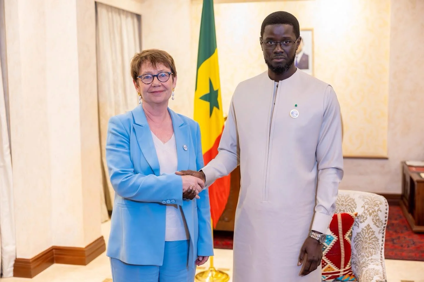 Rencontre entre Bassirou Diomaye Faye et la BERD pour renforcer la coopération économique au Sénégal