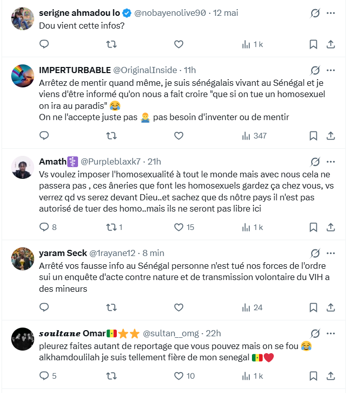 Illustration des tensions autour de l'homosexualité au Sénégal