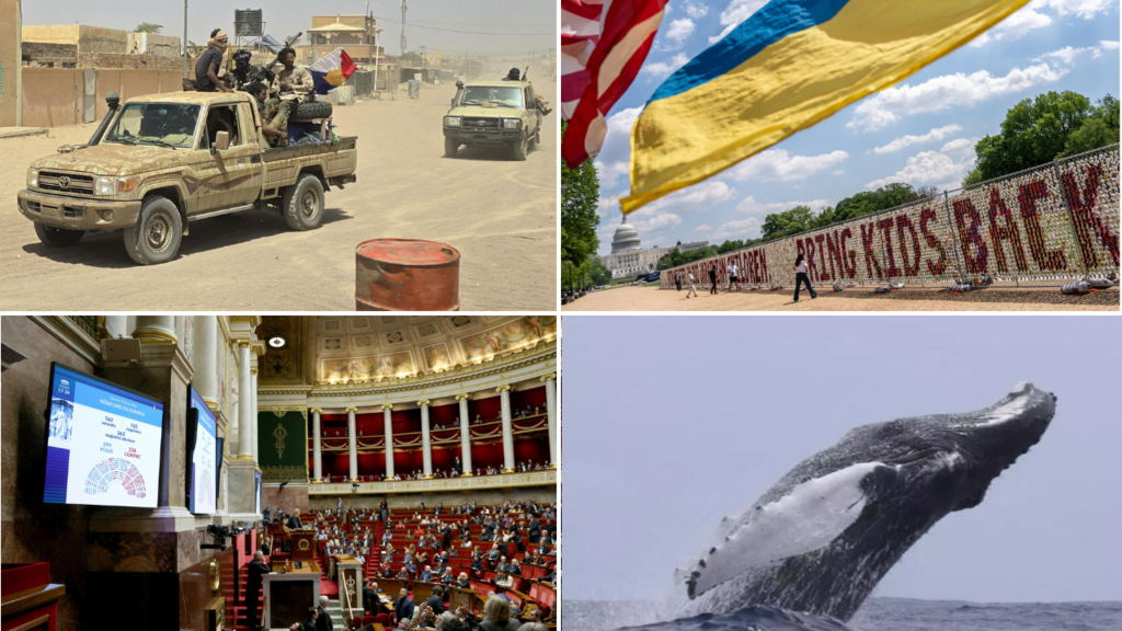 photomontage illustrant la situation au Mali