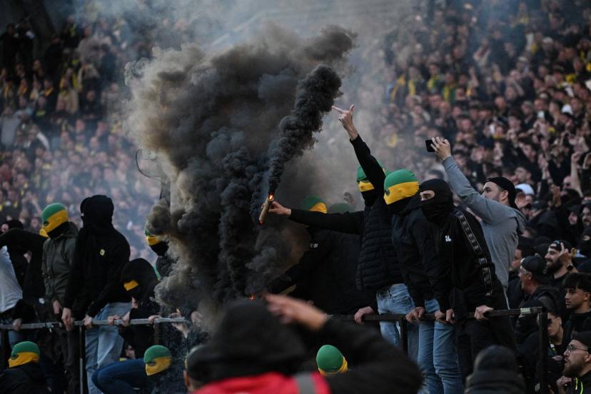 La Tribune Loire de la Beaujoire, dimanche lors du match contre Toulouse.