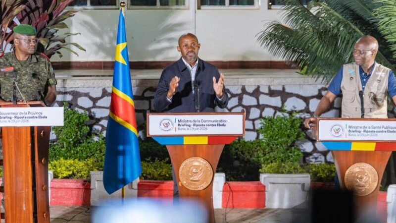Épidémie d&rsquo;Ebola en RDC : Patrick Muyaya et Roger Kamba s&rsquo;expriment sur la riposte gouvernementale