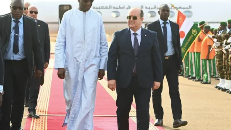 Le premier ministre algérien en mission diplomatique au Niger