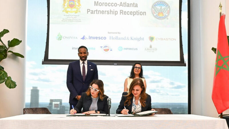 Atlanta et le Maroc scellent un nouvel accord de coopération économique