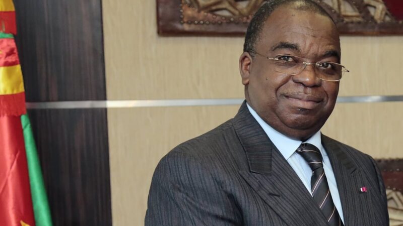 Louis-Paul Motaze en campagne pour la vice-présidence au Cameroun