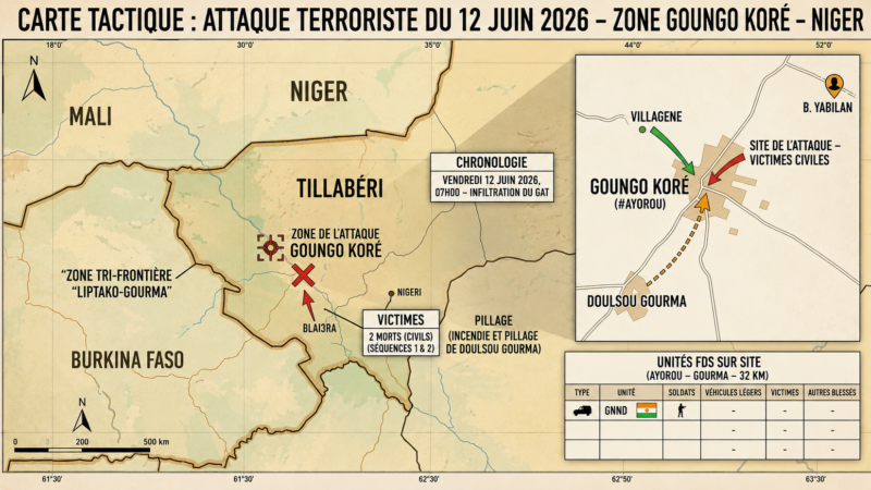 Niger : attaque meurtrière et enlèvement à ayorou coince les terroristes