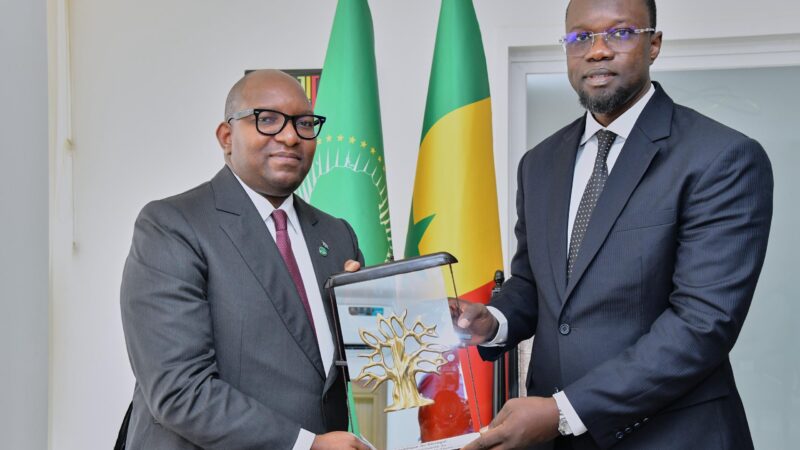 Ousmane sonko et jean-michel sama lukonde discutent réforme de l’UPA au Sénégal