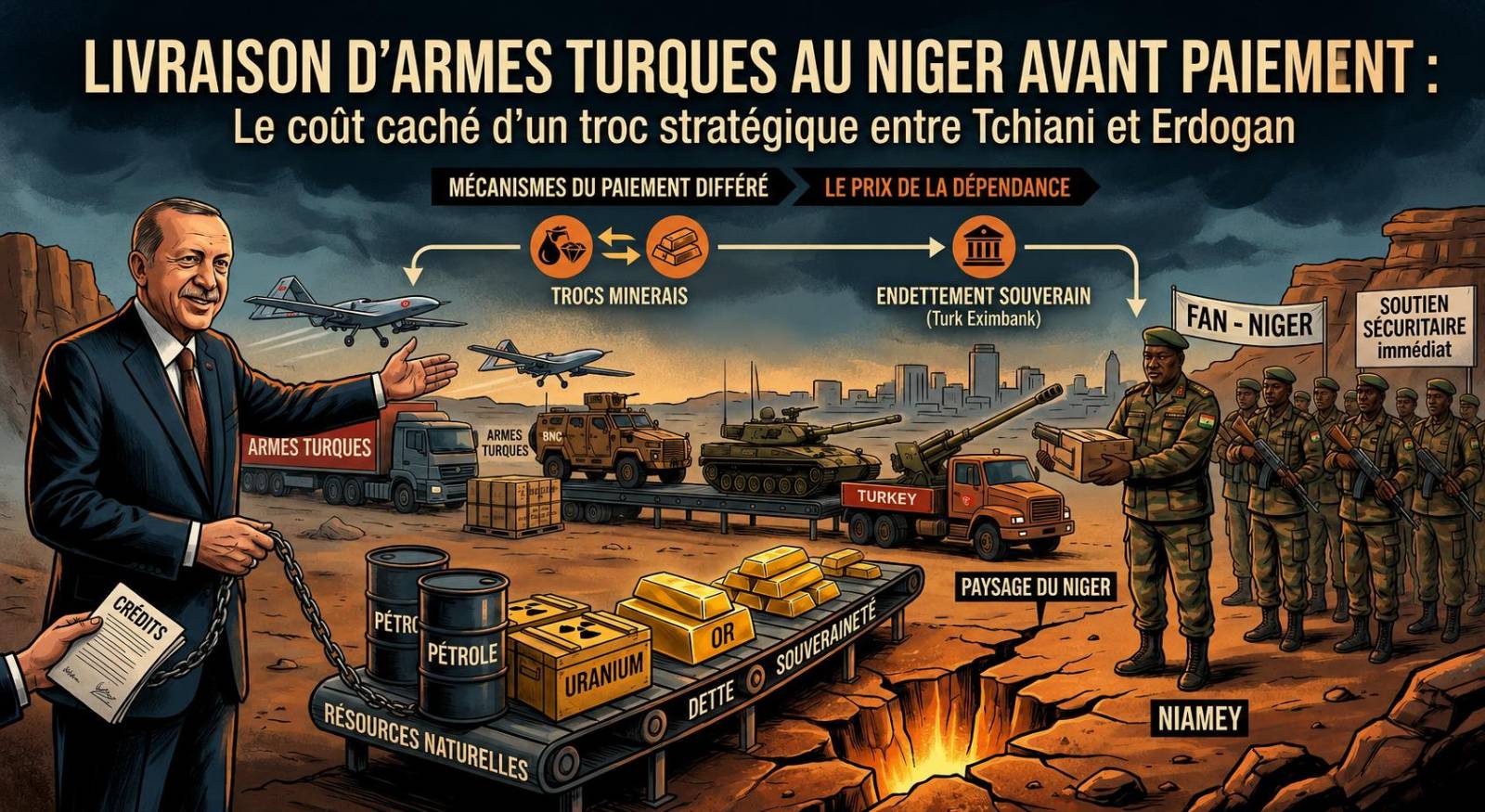 L&rsquo;accord d&rsquo;armement entre le Niger et la Turquie : les dessous d&rsquo;une coopération stratégique