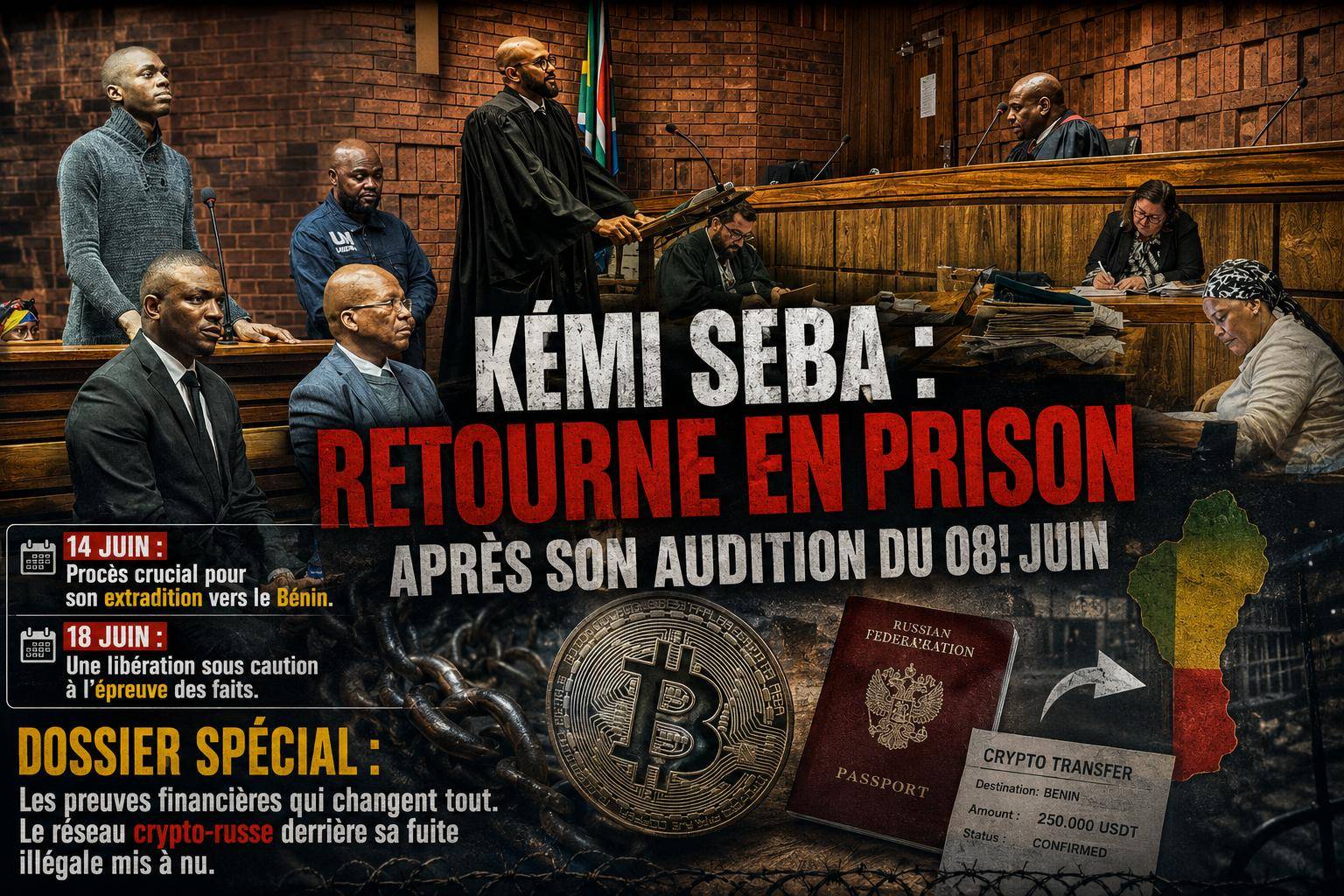 Kemi Seba maintenu en cellule en Afrique du Sud : les dessous d&rsquo;une affaire de financement occulte