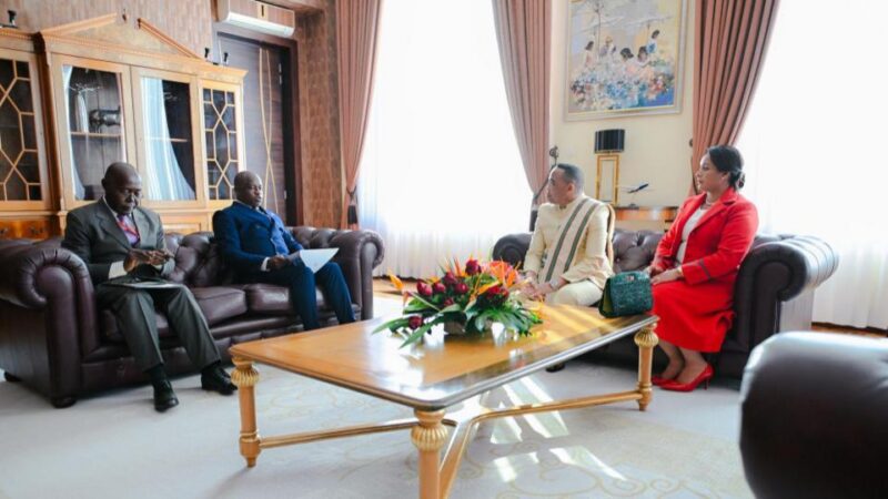 Madagascar : Hermann Immongault porteur d&rsquo;un message de Libreville