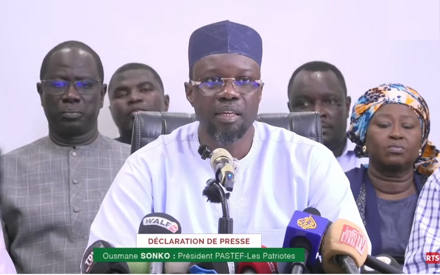 Déclaration choc du leader de Pastef face aux défis du Sénégal