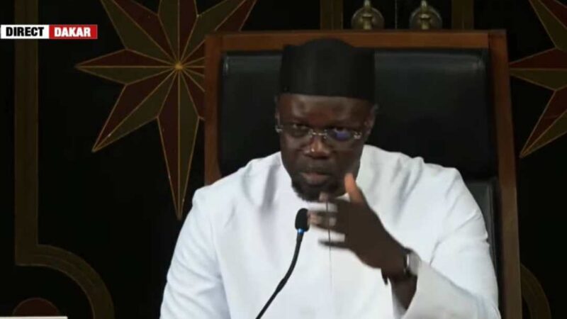 Ousmane Sonko garantit la stabilité du Sénégal et affiche une fermeté absolue face aux agitations